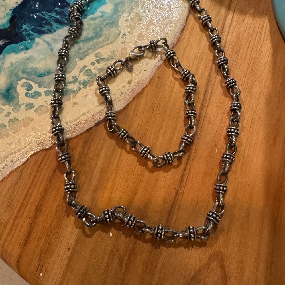 Premier Designs Vintage 90s Silver-Toned Jewelry Set
